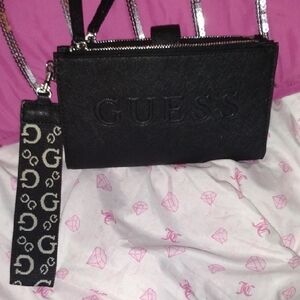 GUESS Black Logo Crossbody Bag